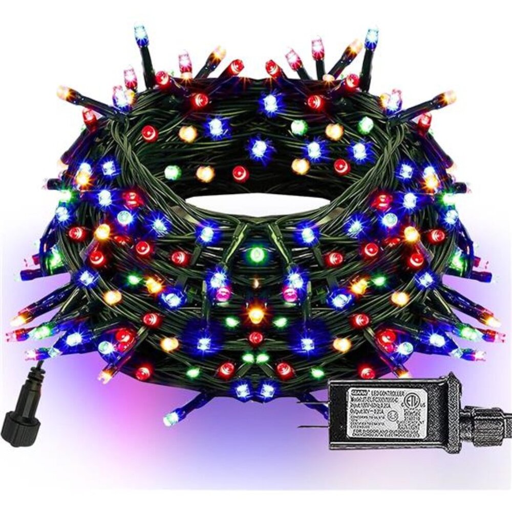 300 LED Christmas String Lights Multicolor Waterproof Outdoor Indoor Party Decor